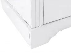 Seconique Seconique Toledo White and Oak 2+2 Drawer Chest of Drawers