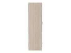 Seconique Seconique Nevada Grey Gloss and Oak 2 Door 1 Drawer Double Wardrobe