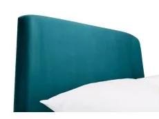 Julian Bowen Julian Bowen Frida 5ft King Size Teal Velvet Fabric Bed Frame