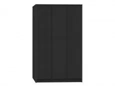 Seconique Malvern Black 3 Door Triple Wardrobe