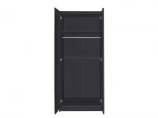 Seconique Malvern Grey 2 Door Double Wardrobe