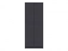 Seconique Seconique Malvern Grey 2 Door Double Wardrobe