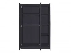 Seconique Seconique Malvern Grey 3 Door Triple Wardrobe