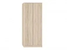 Seconique Seconique Malvern Sonoma Oak 2 Door Double Wardrobe