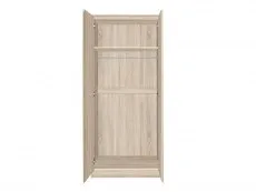 Seconique Malvern Sonoma Oak 2 Door Double Wardrobe