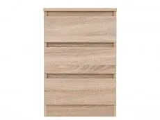 Seconique Seconique Malvern Sonoma Oak 3 Piece Bedroom Furniture Package