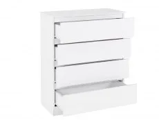 Seconique Seconique Malvern White 4 Drawer Chest of Drawers