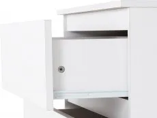 Seconique Seconique Malvern White 3 Piece Bedroom Furniture Package