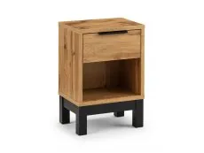 Julian Bowen Julian Bowen Bali Oak 1 Drawer Bedside Table