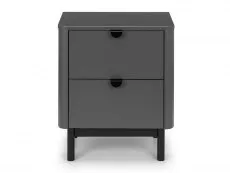 Julian Bowen Julian Bowen Chloe Storm Grey 2 Drawer Bedside