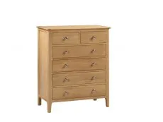 Julian Bowen Julian Bowen Cotswold Oak 4+2 Chest of Drawers