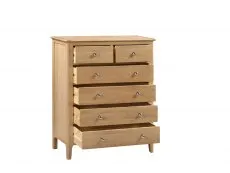 Julian Bowen Julian Bowen Cotswold Oak 4+2 Chest of Drawers