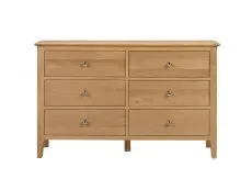 Julian Bowen Julian Bowen Cotswold Oak 6 Drawer Chest of Drawers