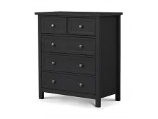 Julian Bowen Julian Bowen Maine Anthracite 3+2 Chest of Drawers