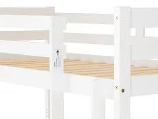 Seconique Seconique Panama 3ft White Wooden Bunk Bed Frame