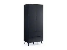 Julian Bowen Julian Bowen Alicia Anthracite 2 Door 2 Drawer Wardrobe