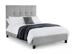 Julian Bowen Julian Bowen Sorrento Light Grey Fabric Bed Frame