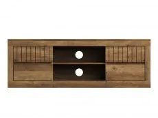 GFW Cartmel Knotty Oak 4 Drawer TV Unit