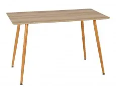 Seconique Seconique Barley 120cm Oak Effect Dining Table