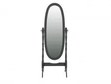 Seconique Contessa Grey Wooden Cheval Mirror