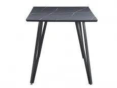 Seconique Seconique Marlow 130cm Black Marble Effect Dining Table