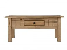 Seconique Seconique Panama Waxed Pine 1 Drawer Coffee Table