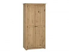 Seconique Seconique Panama Waxed Pine 2 Door Wardrobe