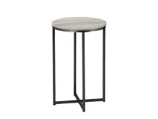 Seconique Seconique Dallas Marble Effect and Black Lamp Table