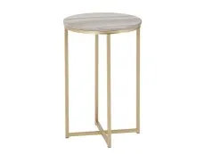 Seconique Dallas Marble Effect Lamp Table