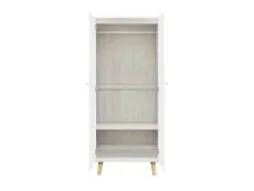 Seconique Seconique Dixie Grey and White 2 Door Double Wardrobe