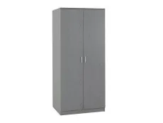 Seconique Seconique Felix Grey 2 Door Wardrobe