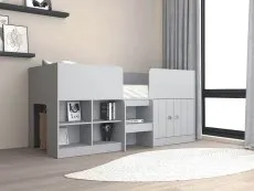 Seconique Seconique Orlando Dove Grey Wooden Low Sleeper Bed Frame