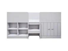 Seconique Seconique Orlando Dove Grey Wooden Low-Sleeper Bed Frame