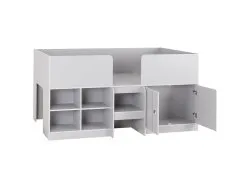 Seconique Seconique Orlando Dove Grey Wooden Low Sleeper Bed Frame
