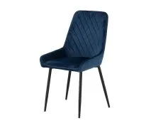 Seconique Seconique Avery Set of 2 Blue Velvet Dining Chairs