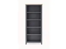 Julian Bowen Julian Bowen Bordeaux Grey and Oak Wooden Bookcase (Assembled)