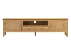 Julian Bowen Julian Bowen Cotswold Oak 2 Door 2 Drawer TV Cabinet (Assembled)