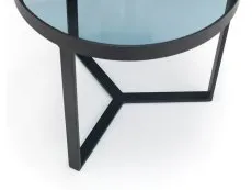 Julian Bowen Loft Smoked Glass Lamp Table