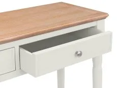 Julian Bowen Julian Bowen Provence Grey and Oak 2 Drawer Console Table