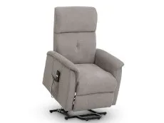 Julian Bowen Julian Bowen Ava Taupe Chenille Rise and Recline Chair