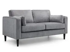 Julian Bowen Hayward Grey Chenille 2 Seater Sofa