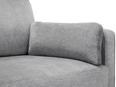 Julian Bowen Julian Bowen Hayward Grey Chenille 3 Seater Sofa