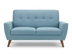 Julian Bowen Monza Blue Linen 2 Seater Sofa