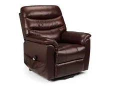 Julian Bowen Julian Bowen Pullman Brown Faux Leather Rise and Recline Chair