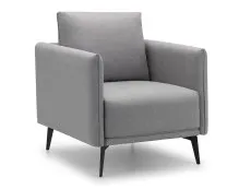 Julian Bowen Julian Bowen Rohe Platinum Fabric Arm Chair