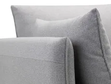 Julian Bowen Julian Bowen Rohe Platinum Fabric 3 Seater Sofa