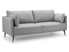 Julian Bowen Julian Bowen Rohe Platinum Fabric 3 Seater Sofa
