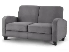 Julian Bowen Vivo Dusk Grey Chenille 2 Seater Sofa