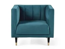 Julian Bowen Julian Bowen Salma Teal Velvet Chair