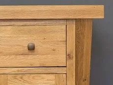 Honey B X Range 3 Door 3 Drawer Oak Wooden Large Sideboard (Assembled)